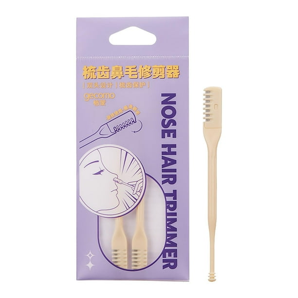 Newest Nasal Hair Cutter, 360 Degree Rotating Double Head Nose Hair Trimmer