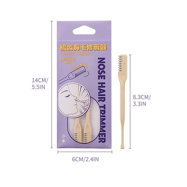 Newest Nasal Hair Cutter, 360 Degree Rotating Double Head Nose Hair Trimmer