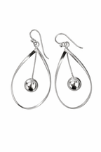925 Sterling Silver Teardrop Earrings