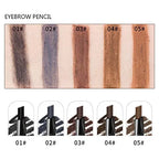 3 In 1 Eye Brows Set For Women Waterproof Brow Pencil + Powder + Brush Pigment Black Brown Eyebrow Kit Makeup 2