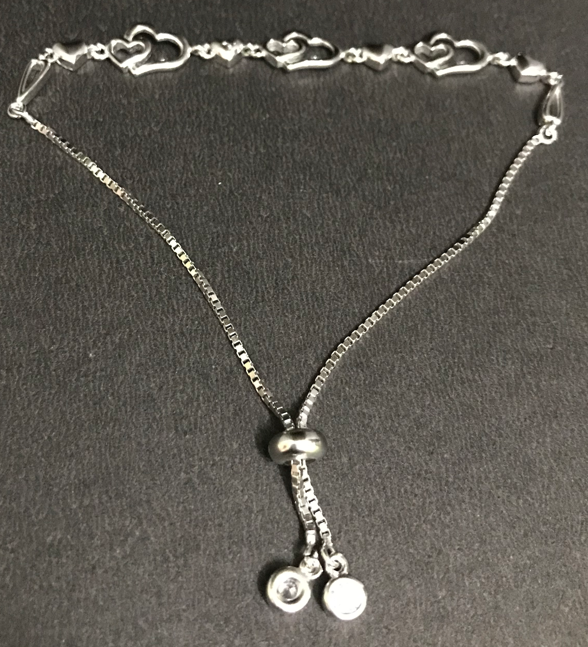 925 Sterling Silver Charm Heart for Women & Girl Bracelet Fashion Jewelry