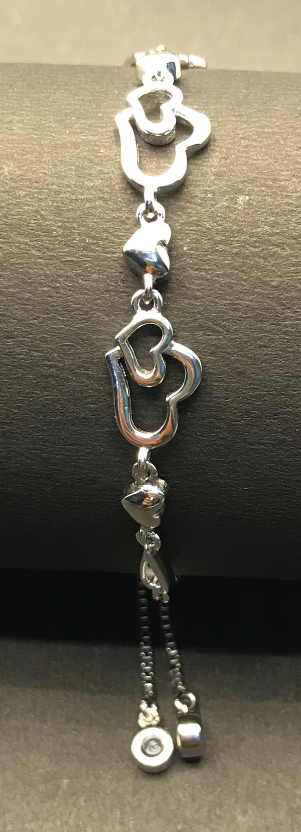 925 Sterling Silver Charm Heart for Women & Girl Bracelet Fashion Jewelry