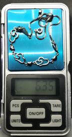 925 Sterling Silver Charm Heart for Women & Girl Bracelet Fashion Jewelry