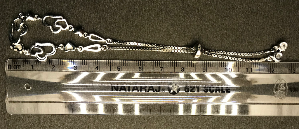 925 Sterling Silver Charm Heart for Women & Girl Bracelet Fashion Jewelry