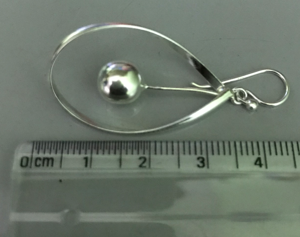 925 Sterling Silver Teardrop Earrings