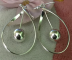 925 Sterling Silver Teardrop Earrings