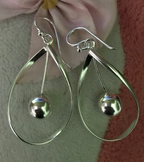 925 Sterling Silver Teardrop Earrings