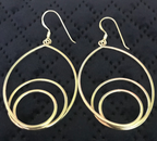 925 Sterling Silver tripple teardrop Earrings
