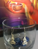 925 Sterling Silver Snake Dangle Earrings