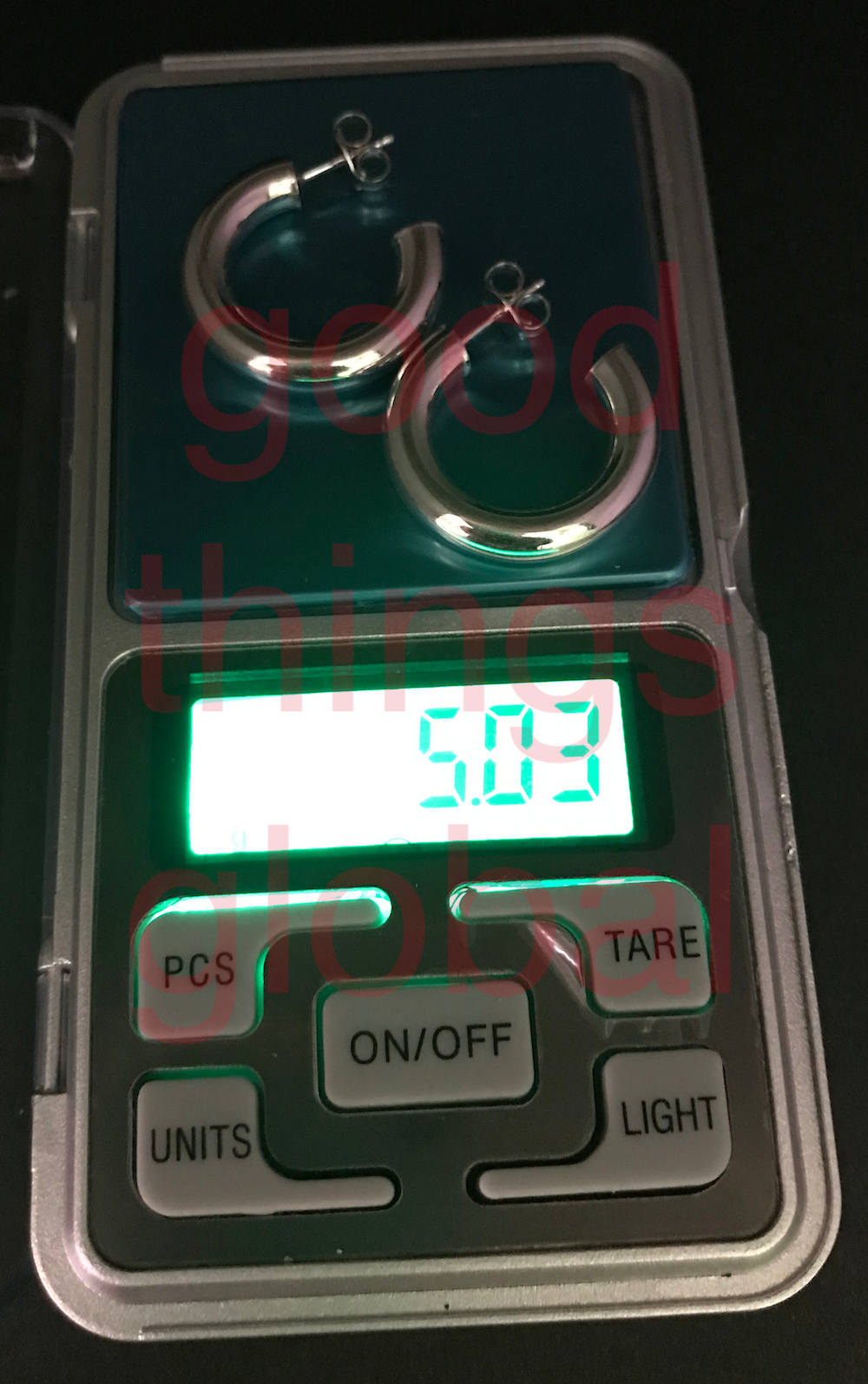 925 Sterling Siver "Puffy" or "Tube" Hoop Earrings with silver hook