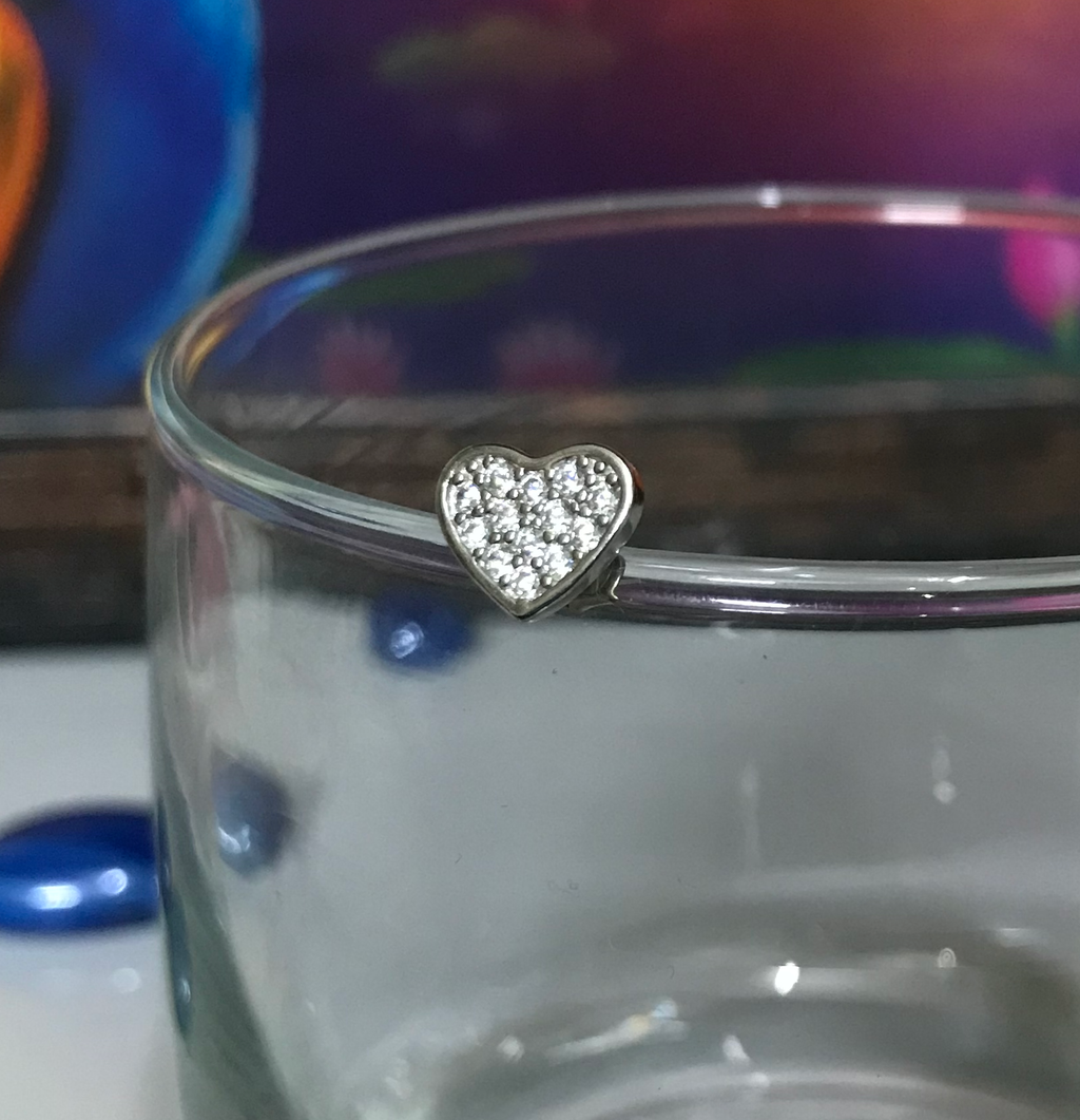 925 Sterling Silver Heart Stud Earrings for women Men gift for loved one