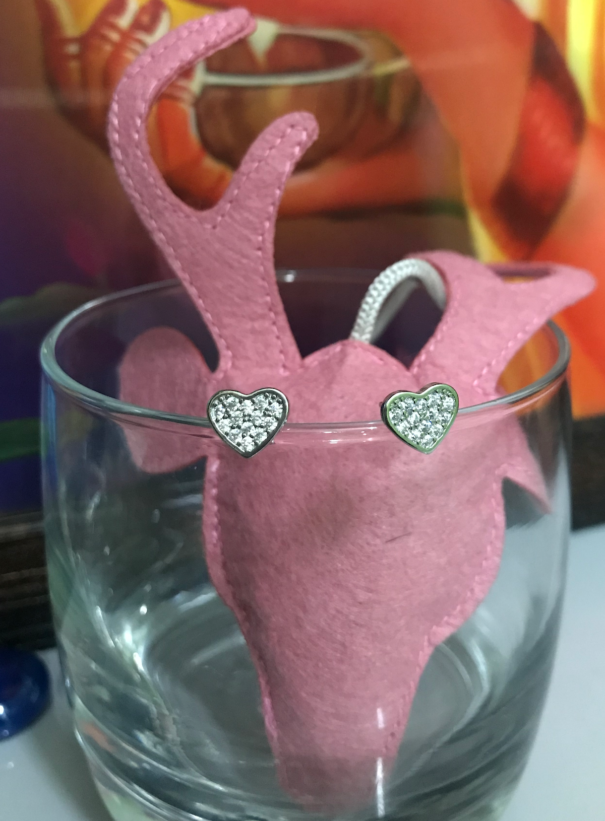 925 Sterling Silver Heart Stud Earrings for women Men gift for loved one